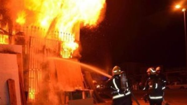 حريق منزل بالإسماعيلية