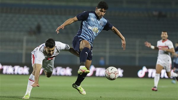 جانب من مباراة بيراميدز