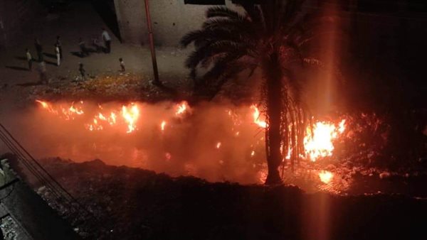 صورة من الحريق