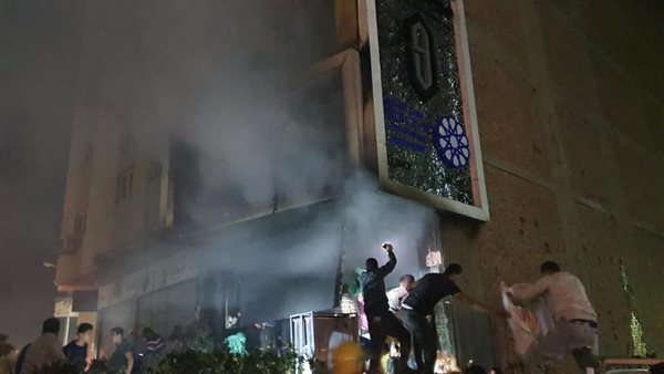 حريق فى محل ألومنيوم