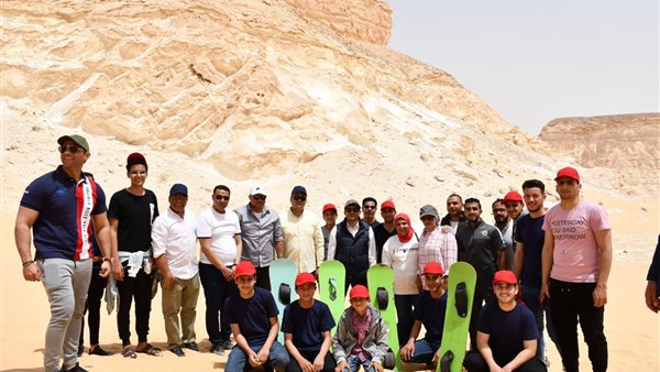 وزير الرياضة بالواحات