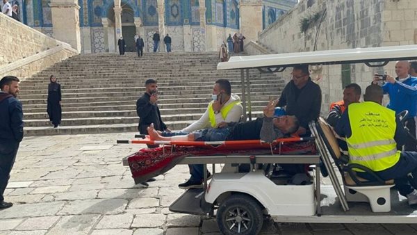 أحد المصابين في المواجهات