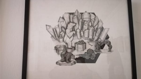 جانب من اعمال المعرض