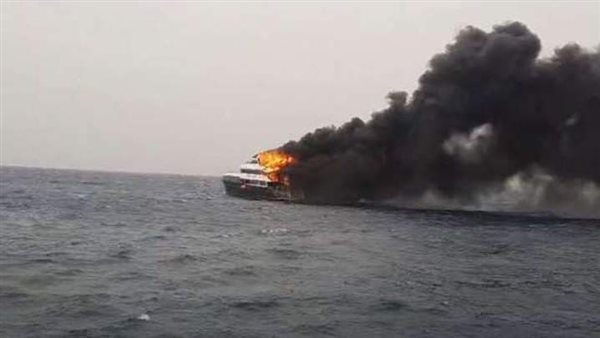 حريق لانش الغردقة