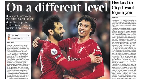 غلاف صحيفة التايمز