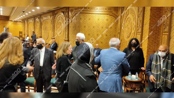 عزاء والدة حسام بدراوي