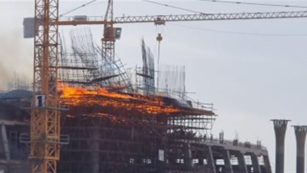  جانب من الحريق 