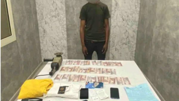 المتهم والمضبوطات