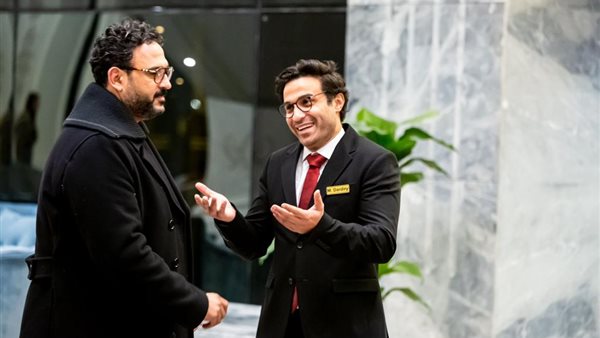 أحمد فهمى وأكرم حسنى