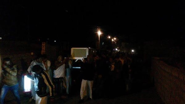 جانب من الحادث 