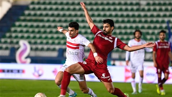 جانب من مباراة الزمالك