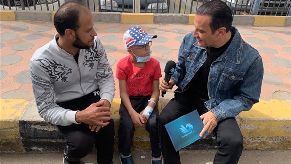 طارق علام خلال تصوير