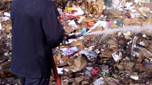 حريق هائل فى القليوبية