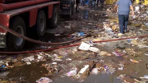 حريق مصنع فى القفليوبية