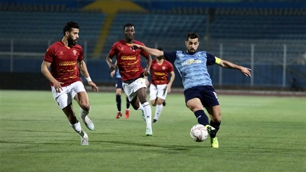 جانب من مباراة بيراميدز