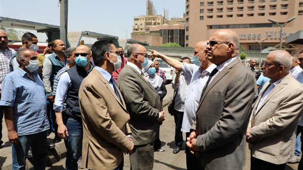 محافظ القاهرة خلال