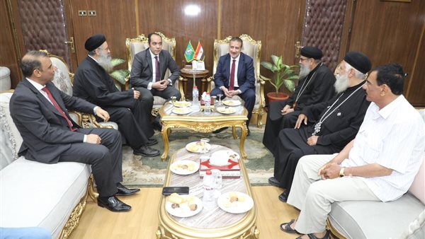 زيارة وفد الكنيسة