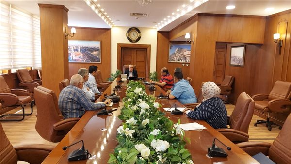 محافظ بورسعيد خلال