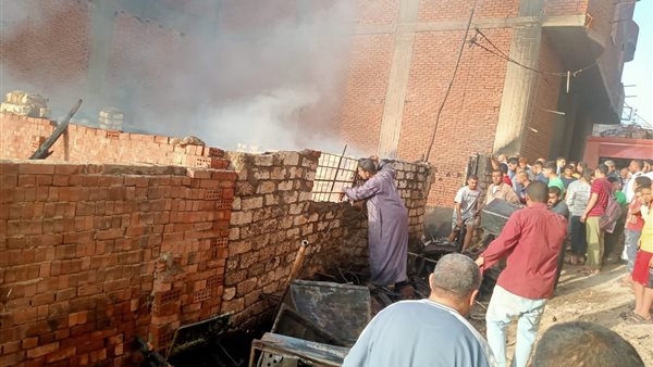 صورة من الحريق