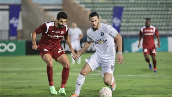 جانب من مباراة بيراميدز