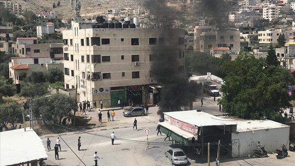 آثار الاشتباكات في