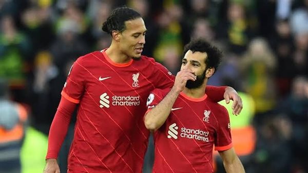 محمد صلاح وفان دايك