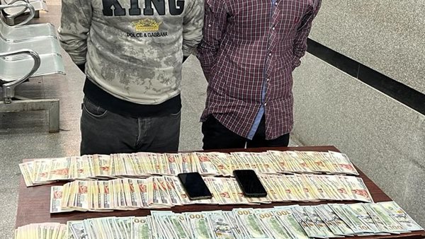 المتهمين والمضبوطات