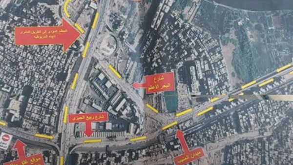 غلق مطلع الدائرى