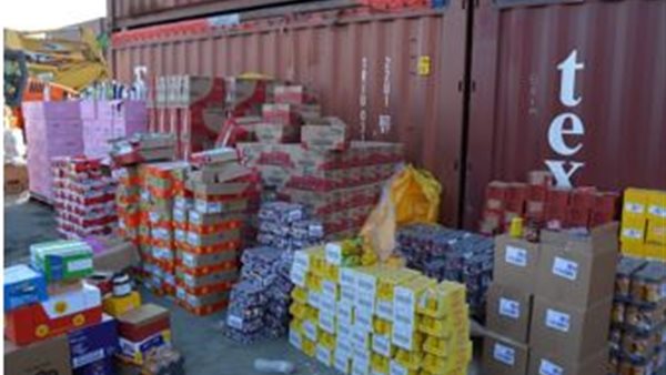 جانب من المضبوطات