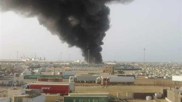 صورة من الحريق