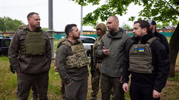 زيلينسكي خلال الزيارة