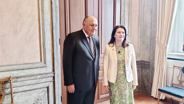 سامح شكري يلتقي وزيرة