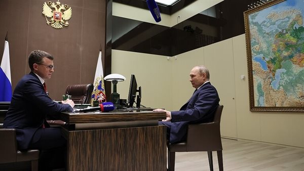 بوتين خلال اللقاء