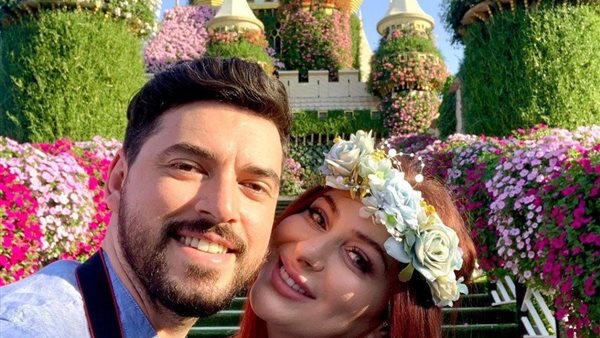 فرح يوسف وزوجها 