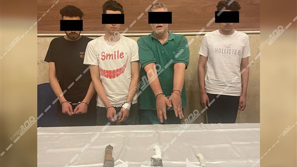 المتهمين عقب القاء