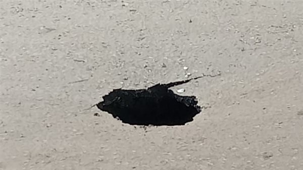 هبوط أرضى بشارع مكتب