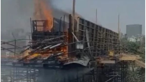 صورة من الحريق