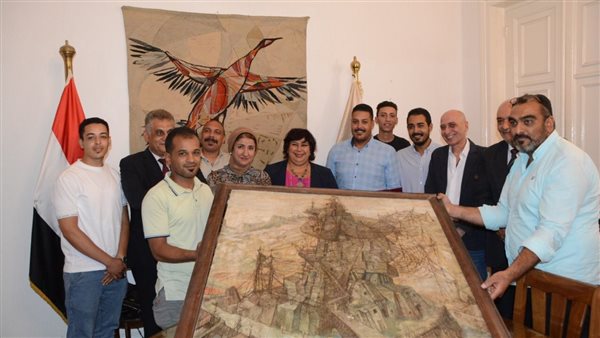 لوحة عبدالهادي الجزار