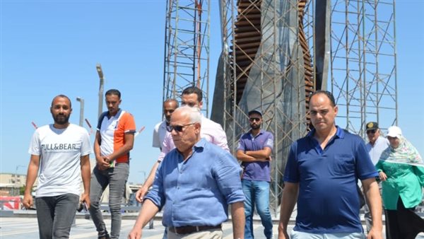 محافظ بورسعيد خلال