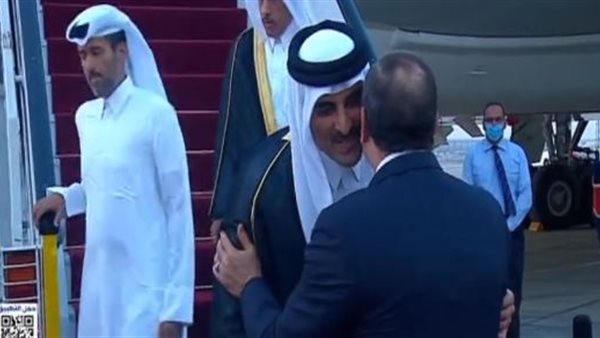 الرئيس وامير قطر