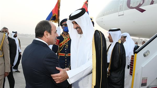 الرئيس وأمير قطر