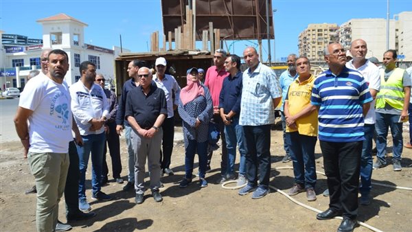 محافظ بورسعيد يتفقد