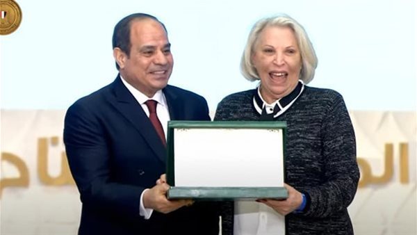 فريدة والرئيس السيسي