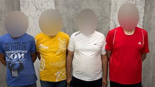 المتهمين والمضبوطات