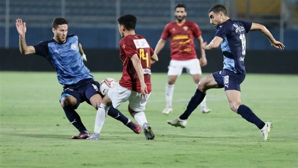 جانب من مباراة بيراميدز