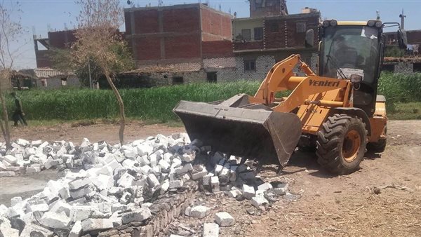 جانب من ازالة التعديات