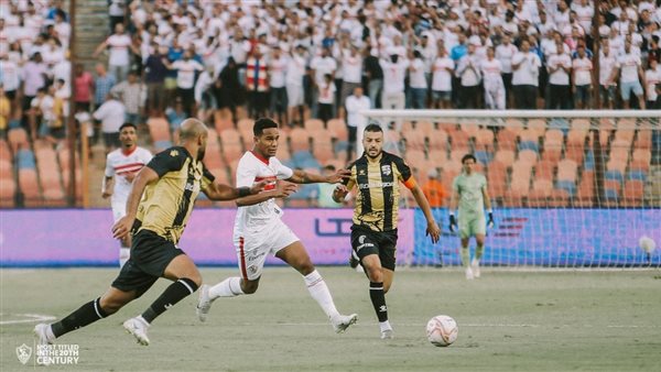 جانب من مباراة الزمالك