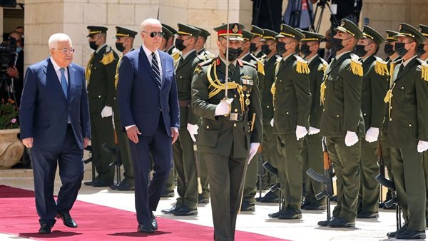 بايدن وعباس في بيت