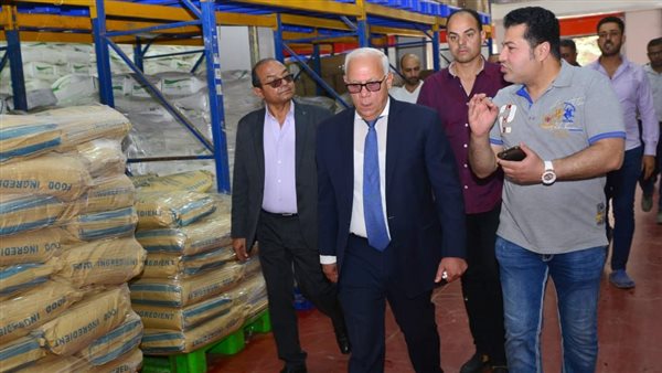 محافظ بورسعيد خلال