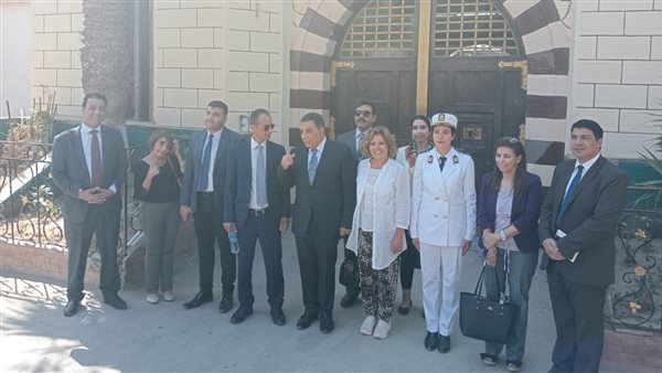 جانب من الزيارة 